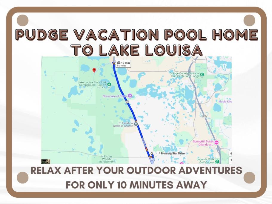 Pudge Vacation Poolspa Home Near Disney Orlando Exterior foto